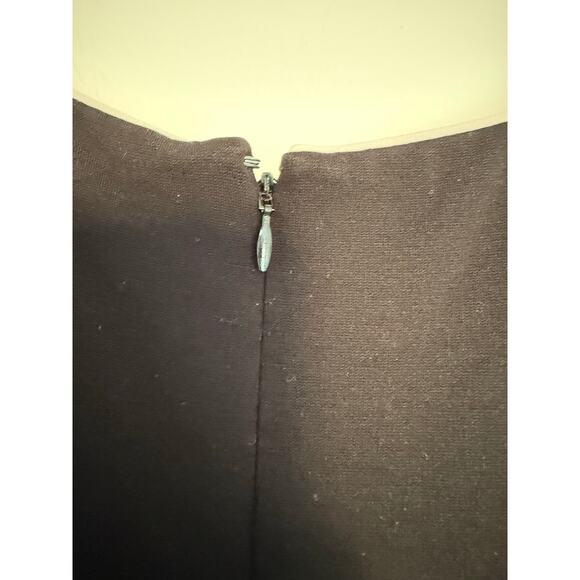 Talbots Italian Luxe Knit Tipped Sheath Dress 16W Black Office Business Workwear - Picture 6 of 11